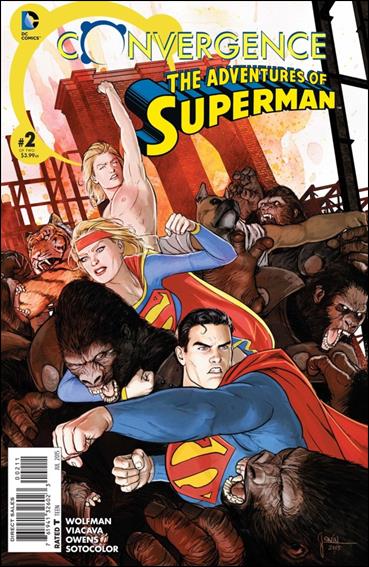 Convergence Adventures of Superman issue 2 Mikel Janin Cover