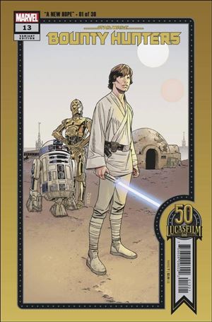 Star Wars: Bounty Hunters issue 13-C Chris Sprouse Lucasfilm 50th Anniversary Cover