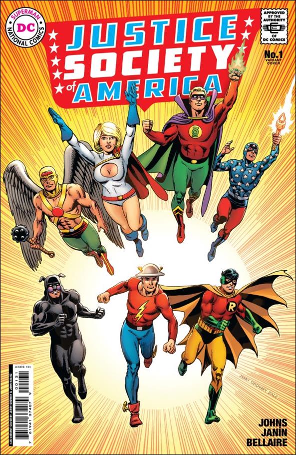 Justice Society of America (2022) issue 1-D Jerry Ordway 1:25 Cardstock Cover