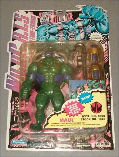Jim Lee's WildC.A.T.s figure 1820 Maul (in Flexon All-Weather Combat Suit)