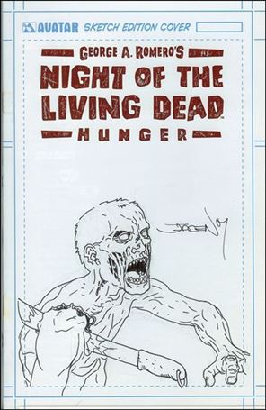 Night of the Living Dead: Hunger issue 1-F Jacen Burrows Sketch Cover with COA 1/250