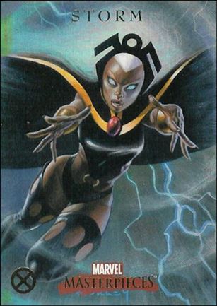2007 Marvel Masterpieces (X-Men Parallel Foil Subset) card X5 Storm