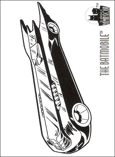 Adventures of Batman & Robin (Coloring Subset)  card C9 The Batmobile