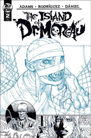 Island of Dr. Moreau (2019) issue 2-B 1:10 Black & White Cover