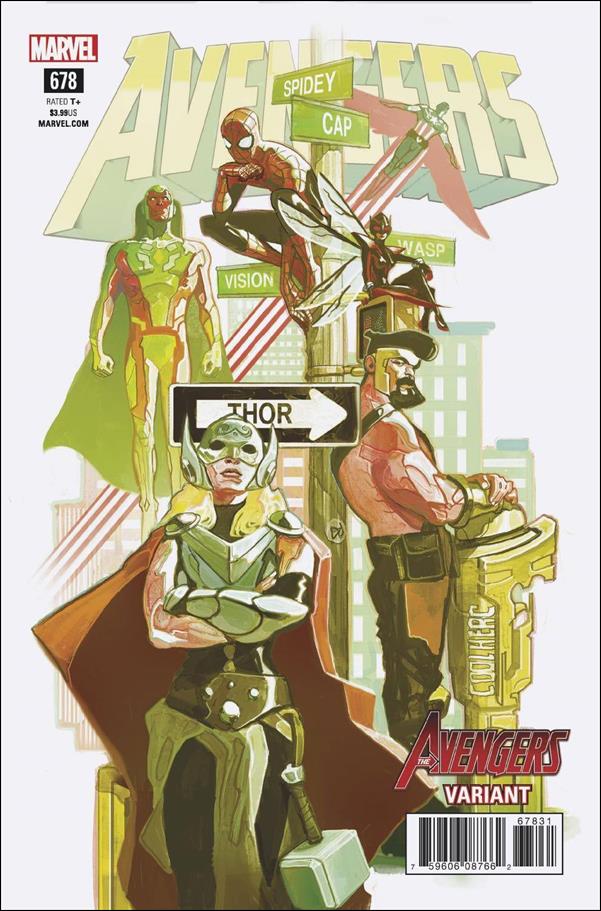 Avengers (1963) issue 678-B Michael Del Mundo Avengers Cover
