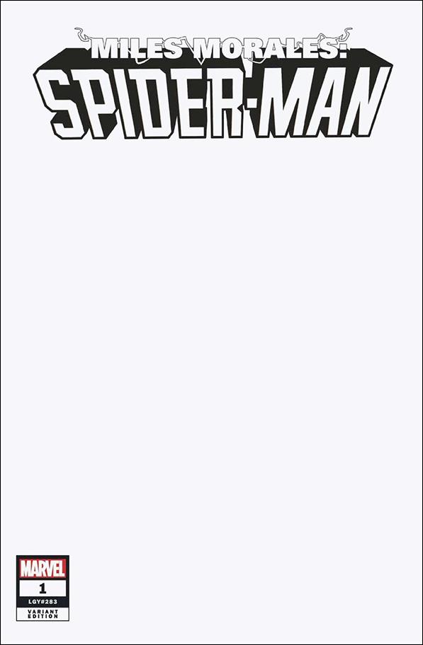 Miles Morales: Spider-Man (2022) issue 1-D Blank/Sketch Cover
