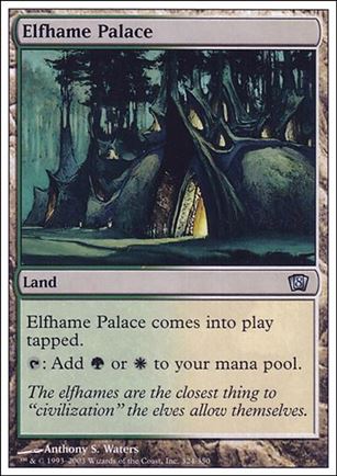 Magic the Gathering: 8th Edition (Base Set) card 324 Elfhame Palace