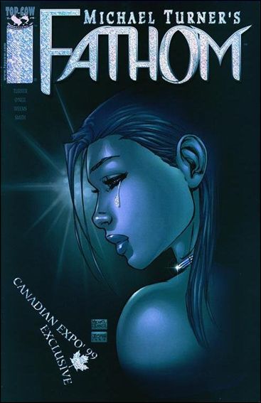 Fathom (1998) issue 8-B Canadian Expo Speckle Foil Cover