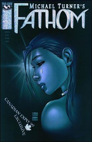Fathom (1998) issue 8-B Canadian Expo Speckle Foil Cover