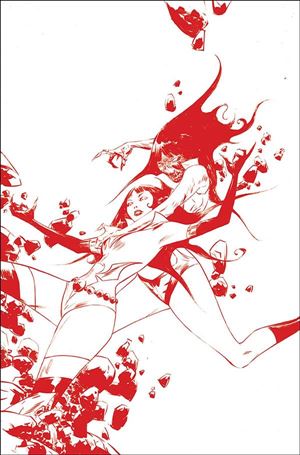 Vampirella: The Dark Powers issue 3-ZA Jae Lee Red Line Art Virgin Cover