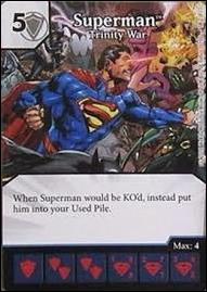 DC Comics Dice Masters Justice League  card TW2 Superman: Trinity War
