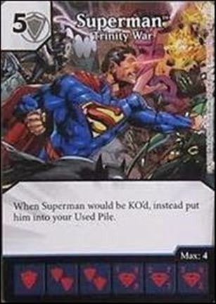 DC Comics Dice Masters Justice League  card TW2 Superman: Trinity War
