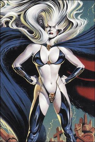 Lady Death and the Women of Chaos!: Love Bites (Base Set) card 35 Lady Death Tribulation 2