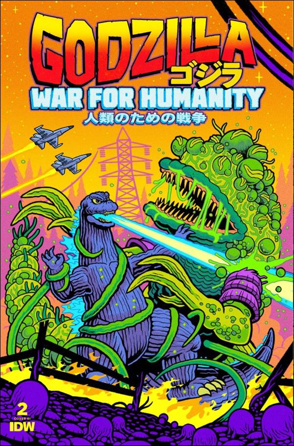 Godzilla: War for Humanity issue 2-C Hazen Becker 1:10 Cover