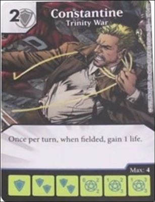 DC Comics Dice Masters Justice League  card TW4 Constantine: Trinity War