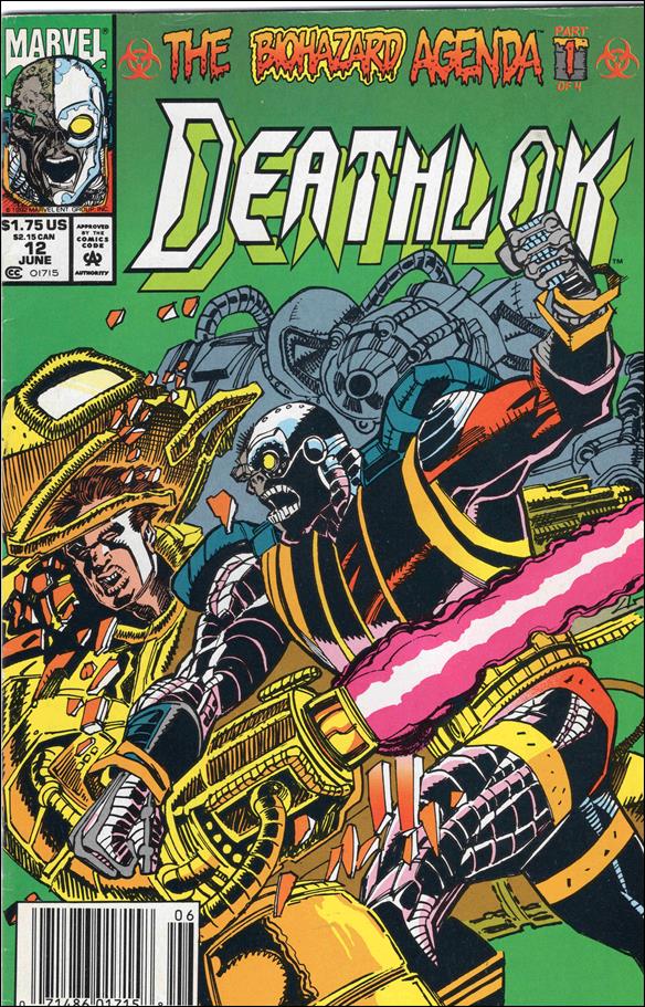 Deathlok (1991) issue 12-B Newsstand Cover