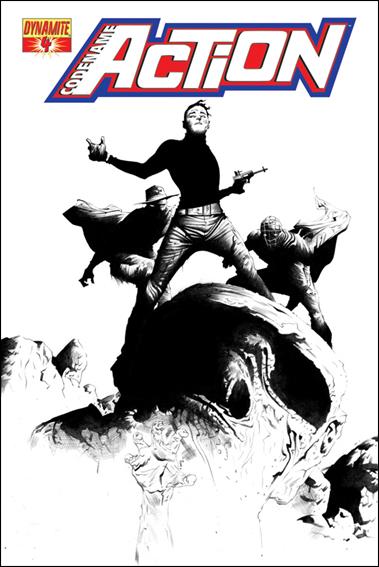 Codename: Action issue 4-C Jae Lee 1:xx Black & White Cover