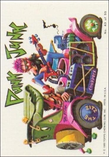 Weird Wheels (Base Set) card 43 Punk Junk