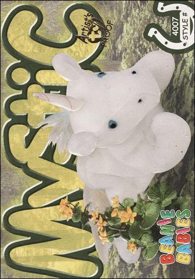Beanie Babies Series 3 (Artist Proof Parallel Base Set) card 109 Mystic