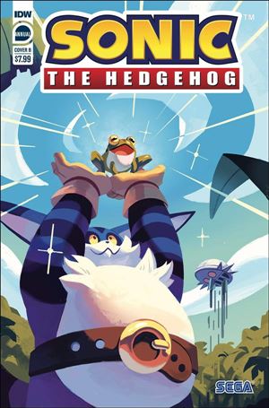 Sonic the Hedgehog Annual issue 2020-B Nathalie Fourdraine Cover