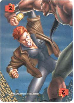 Marvel OverPower (Base Set) card nn290 Fighting Level 2 Power Card