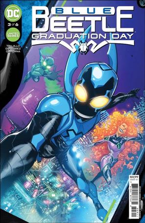 Blue Beetle: Graduation Day issue 3 Adrian Gutierrez Cover