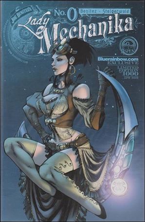 Lady Mechanika issue 0-I Blue Rainbow Cover 1/900