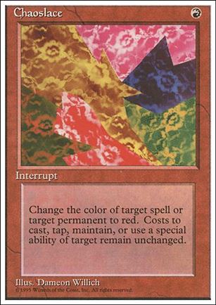 Magic the Gathering: 4th Edition (Base Set) card 182 Chaoslace