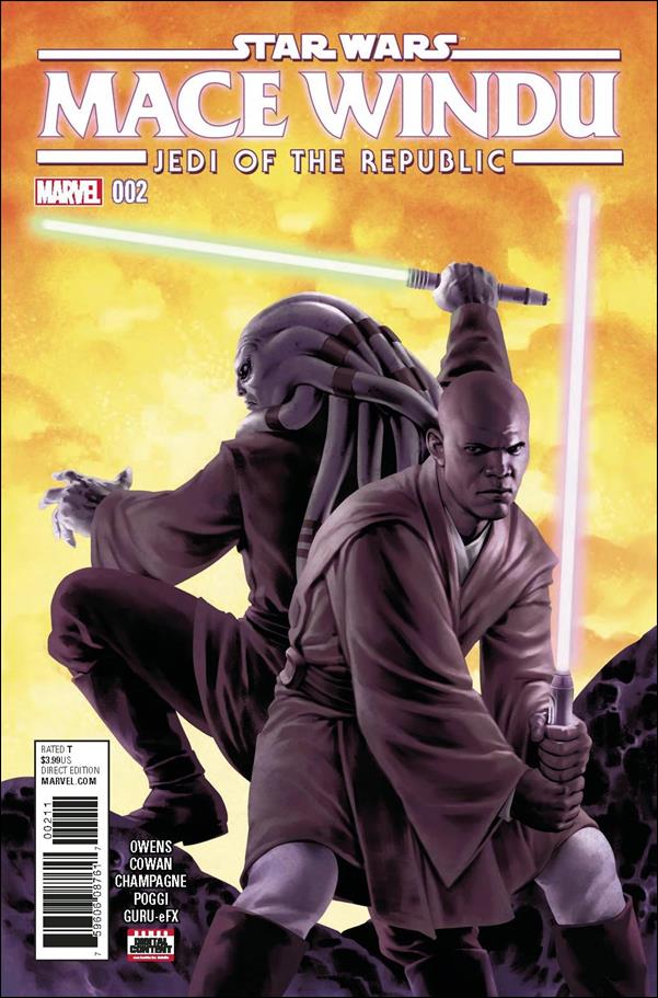 Star Wars: Mace Windu 2 A, Nov 2017 Comic Book by Marvel