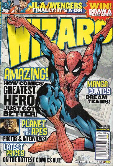 Wizard: The Comics Magazine issue 116 Humberto Ramos Spider-Man Cover