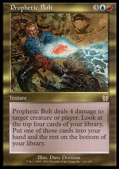 Magic the Gathering: Apocalypse (Base Set) card 116 Prophetic Bolt