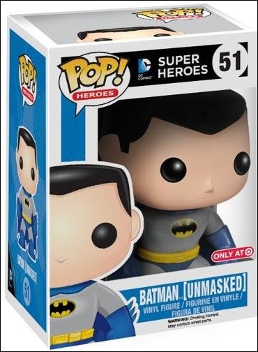 POP! Heroes figure 51 Batman (Unmasked) 