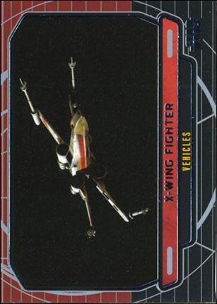 Star Wars Galactic Files (Base Set) card 272 X-Wing Fighter Vehicles