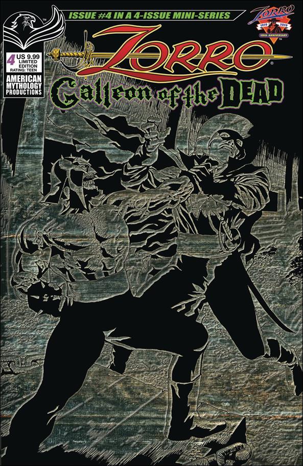 Zorro: Galleon of the Dead issue 4-B Pulp Cover 1/350