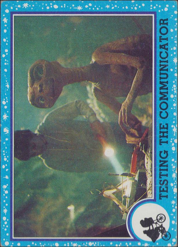 E.T. The Extra-Terrestrial (Base Set) card 48 Testing the Communicator