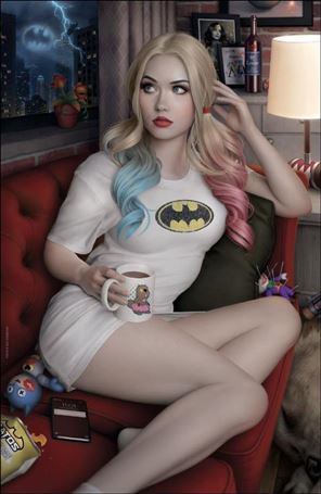 Harley Quinn (2021) issue 24-G Warren Louw Virgin Cover