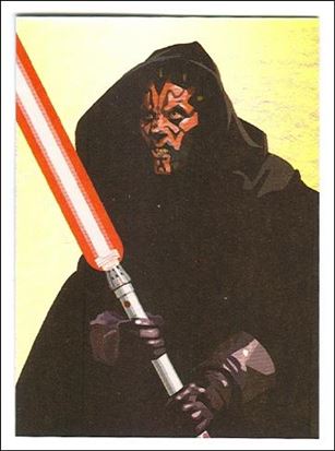 Star Wars Galaxy: Series 5 (Foil Subset) card 5-E Darth Maul Refractor Foil 1/1