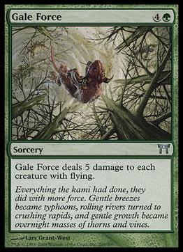 Magic the Gathering: Champions of Kamigawa (Base Set) card 209 Gale Force