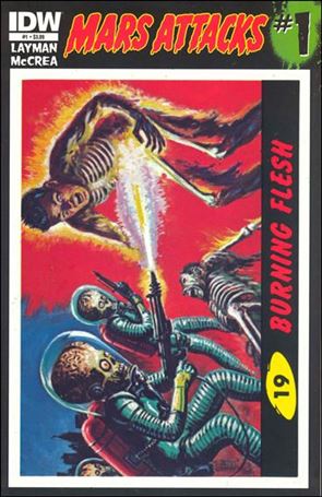 Mars Attacks (2012) issue 1-S Card #19 (Burning Flesh)
