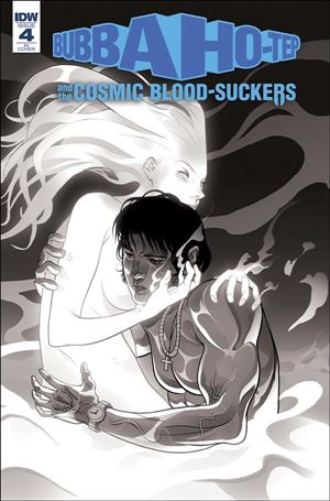 Bubba Ho-Tep and the Cosmic Blood-Suckers issue 4-C Baldemar Rivas 1:5 Black & White Cover