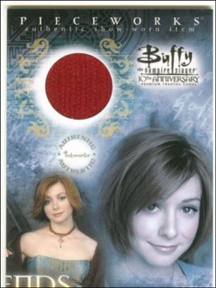 Buffy the Vampire Slayer: 10th Anniversary (Friends Forever Pieceworks Puzzle Subset) card FF2 Jacket worn by Alyson Hannigan as Willow Rosenberg