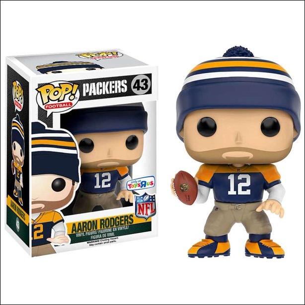 Pop! Football (NFL) figure 43-C Aaron Rodgers (Toys R Us Exclusive)
