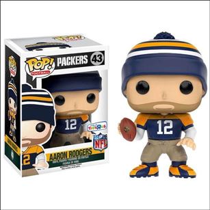 Pop! Football (NFL) figure 43-C Aaron Rodgers (Toys R Us Exclusive)