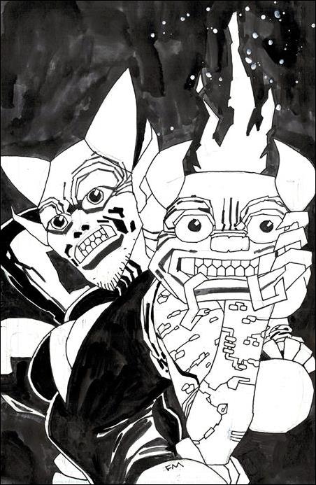 Lucky Devils issue 1-E Frank Miller B&W 1:50 Cover