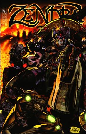 Zendra 2.0: Heart of Fire issue 4 Deon Nuckols Cover