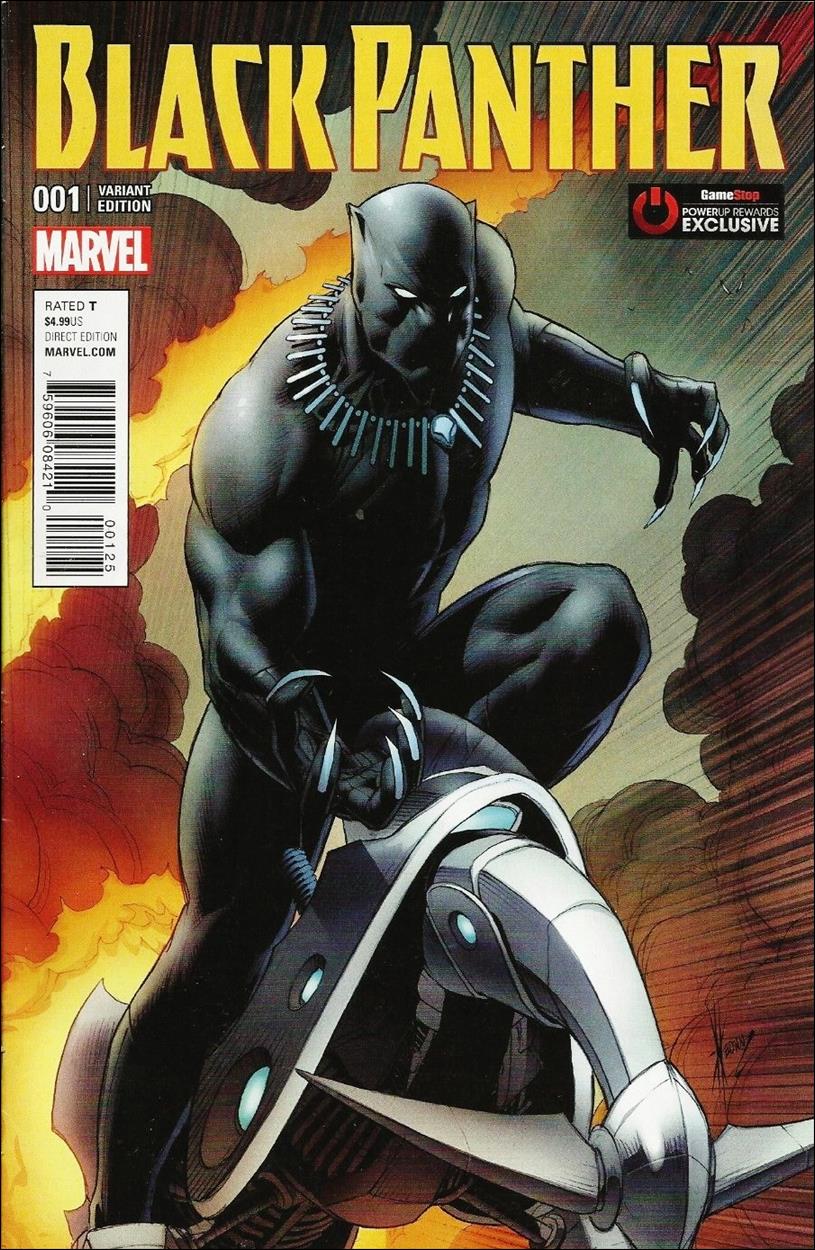 Black Panther (2016) issue 1-S Dale Keown GameStop Rewards Cover
