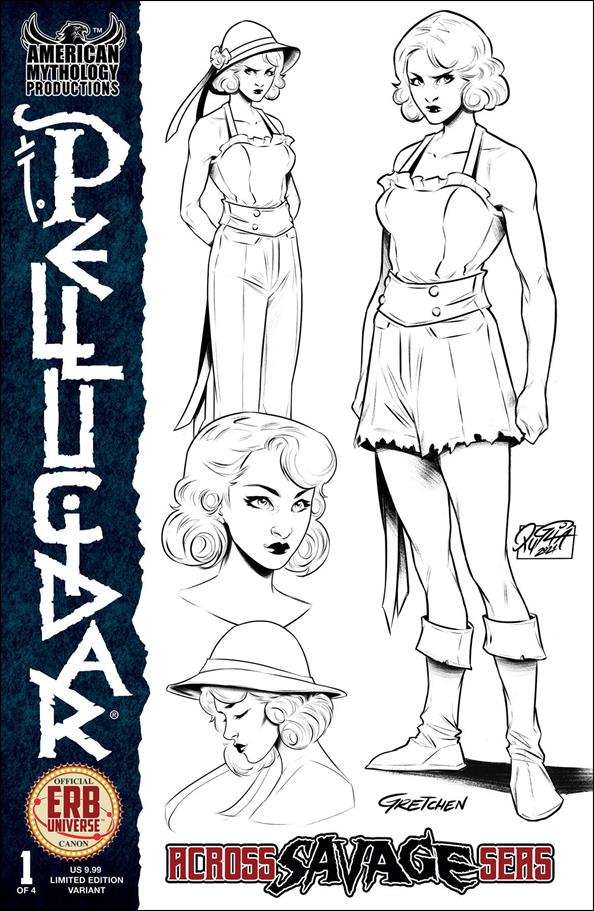 Pellucidar: Across Savage Seas issue 1-C Miriana Puglia Character Design Cover 1/350