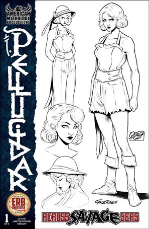 Pellucidar: Across Savage Seas issue 1-C Miriana Puglia Character Design Cover 1/350