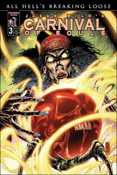 Jazan Wild's Carnival of Souls issue 3-D Nat Jones Carnival Comics Cover