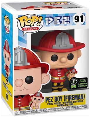 POP! Ad Icons figure 91 Pez Boy (Fireman) Emerald City Comic Con Exclusive